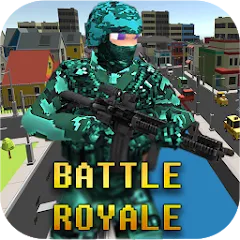 Скачать Pixel Combat: Battle Royale Взлом (Много денег) на Андроид бесплатно