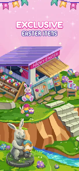 Pixel Isle: Art Coloring World (Пиксель Айл) МОД/Взлом [Деньги, Монеты и Меню MOD] Screenshot 4