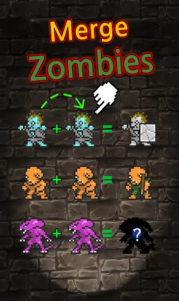 Grow Zombie VIP : Merge Zombie МОД/Взлом [Много денег, Монет и Все открыто] Screenshot 1