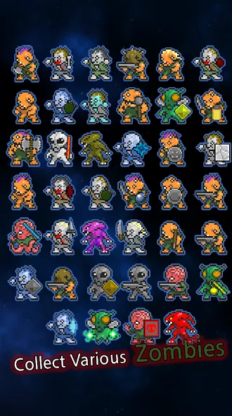 Grow Zombie VIP : Merge Zombie МОД/Взлом [Много денег, Монет и Все открыто] Screenshot 2