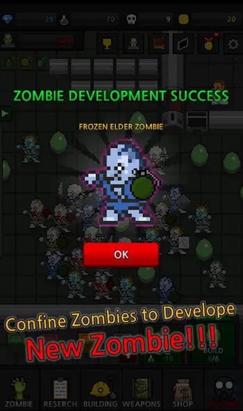 Grow Zombie VIP : Merge Zombie МОД/Взлом [Много денег, Монет и Все открыто] Screenshot 4