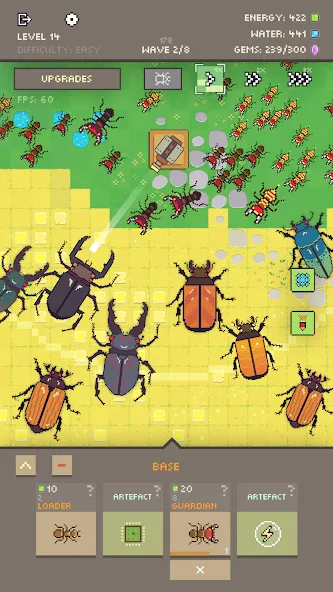 Ants vs Robots МОД/Взлом [Много монет, Открытые уровни и Мега MOD] Screenshot 1