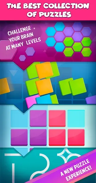 Smart Puzzles Collection МОД/Взлом [Меню, Бесконечные монеты и Открытые уровни] Screenshot 4