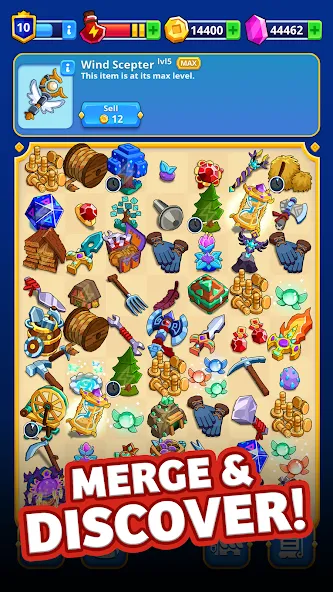 Medieval Merge: Epic Adventure (Мидивэл Мерж) МОД/Взлом [Много монет, Открытые уровни и Мега MOD] Screenshot 4