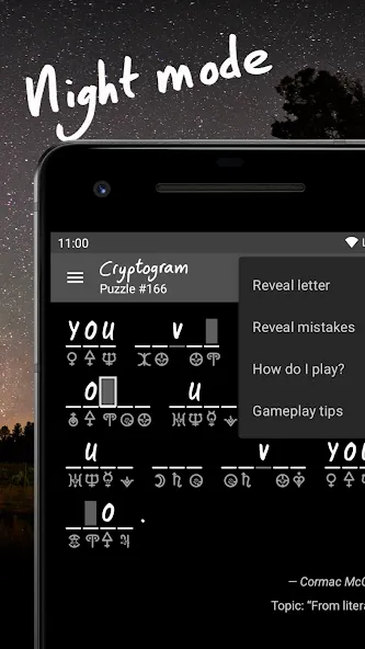 Cryptogram - puzzle quotes (Скрытограмма) МОД/Взлом [Много денег, Монет и Все открыто] Screenshot 4