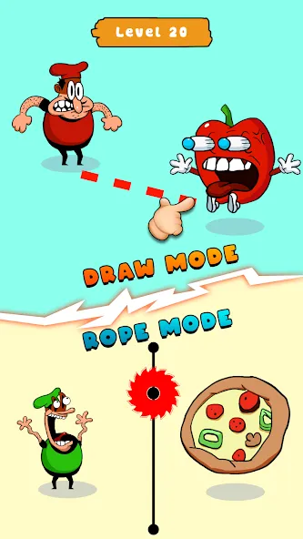 Pizza Rush Race: Fighting Boss (Пицца Раш Рейс) МОД/Взлом [Меню, Бесконечные монеты и Открытые уровни] Screenshot 5