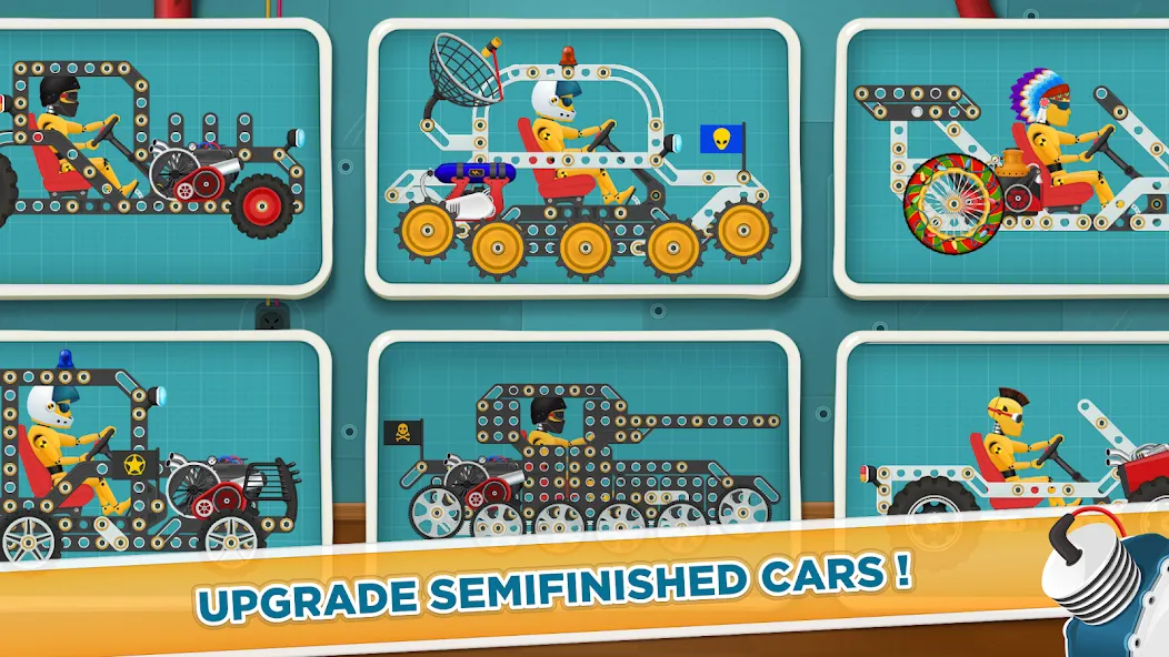 Car Builder & Racing for Kids МОД/Взлом [Много монет, Открытые уровни и Мега MOD] Screenshot 2