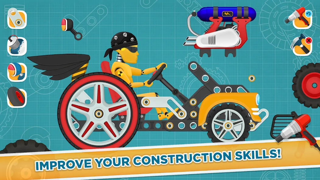 Car Builder & Racing for Kids МОД/Взлом [Много монет, Открытые уровни и Мега MOD] Screenshot 4