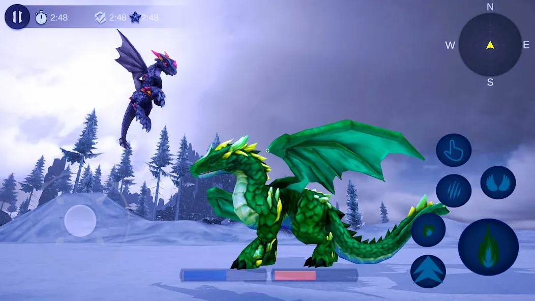 Magical Dragon Flight Games 3D МОД/Взлом [Много денег, Монет и Все открыто] Screenshot 2