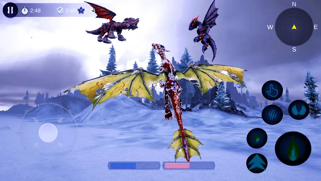 Magical Dragon Flight Games 3D МОД/Взлом [Много денег, Монет и Все открыто] Screenshot 3