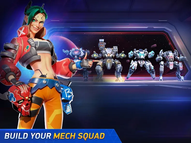 Mech Arena - Shooting Game (Мех Арена) МОД/Взлом [Бесконечные деньги, Монеты и Мега MOD] Screenshot 1