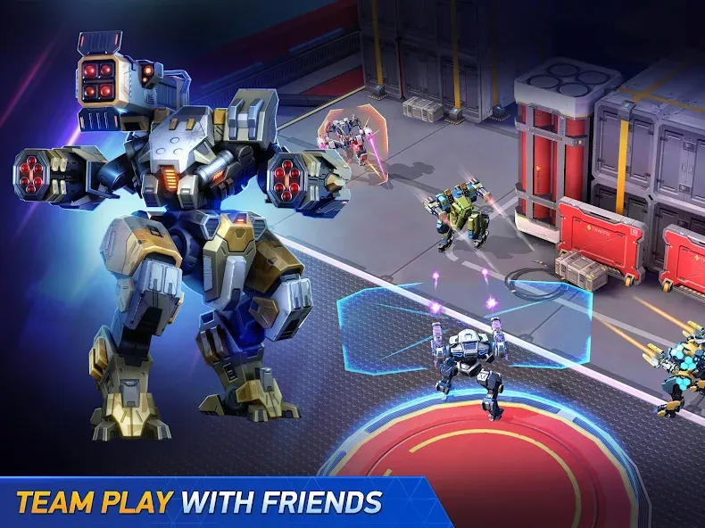 Mech Arena - Shooting Game (Мех Арена) МОД/Взлом [Бесконечные деньги, Монеты и Мега MOD] Screenshot 5