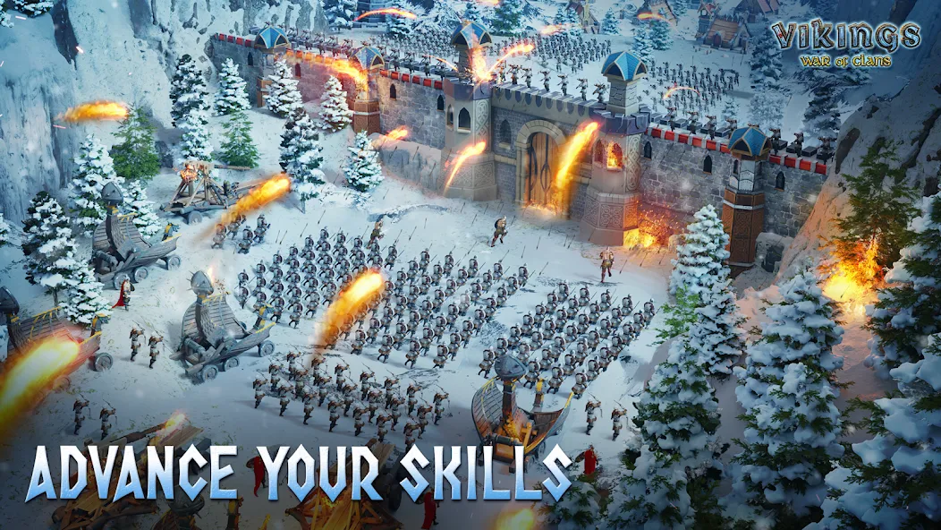 Vikings: War of Clans (Викинги) МОД/Взлом [Много монет, Открытые уровни и Мега MOD] Screenshot 2
