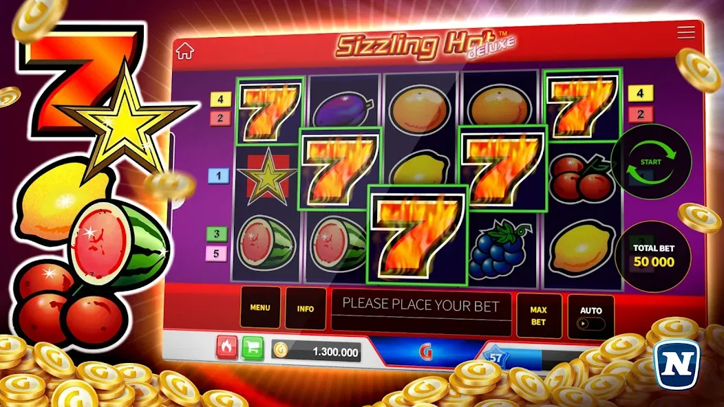 Gaminator Online Casino Slots МОД/Взлом [Деньги, Монеты и Меню MOD] Screenshot 2