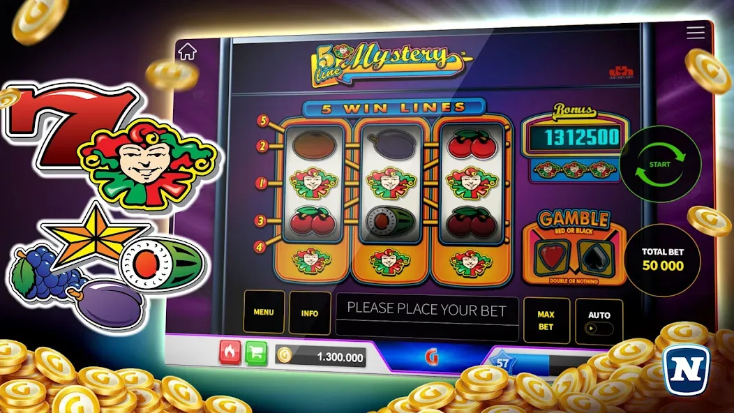 Gaminator Online Casino Slots МОД/Взлом [Деньги, Монеты и Меню MOD] Screenshot 4