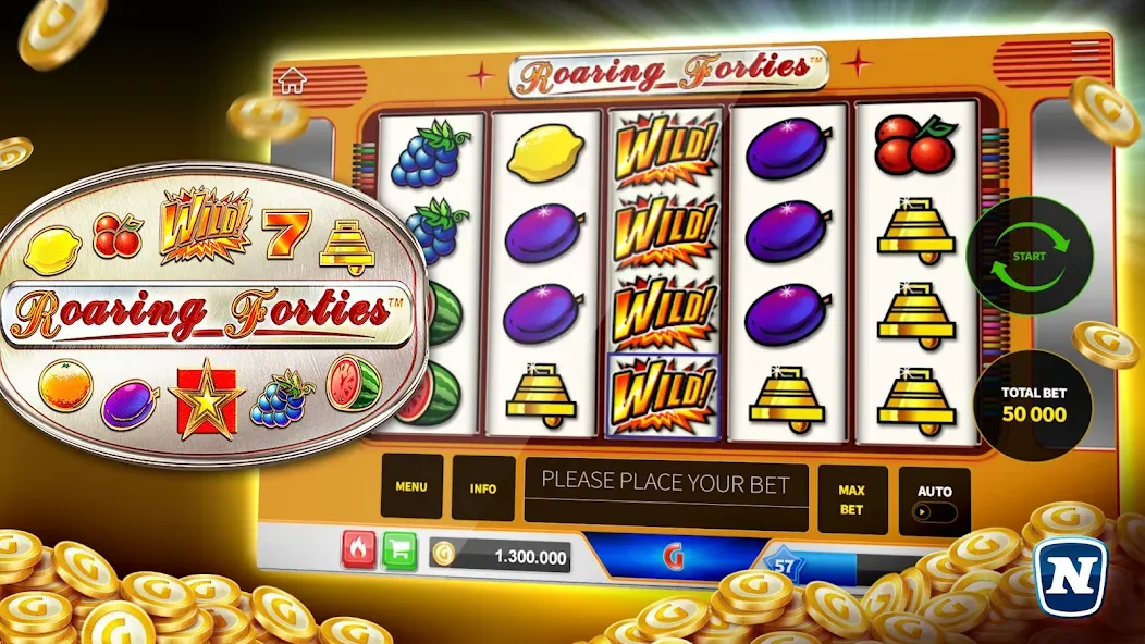 Gaminator Online Casino Slots МОД/Взлом [Деньги, Монеты и Меню MOD] Screenshot 5