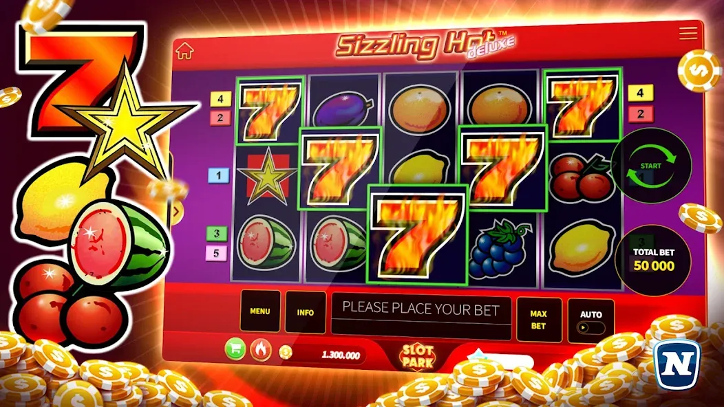 Slotpark - Online Casino Games МОД/Взлом [Много денег, Монет и Все открыто] Screenshot 2
