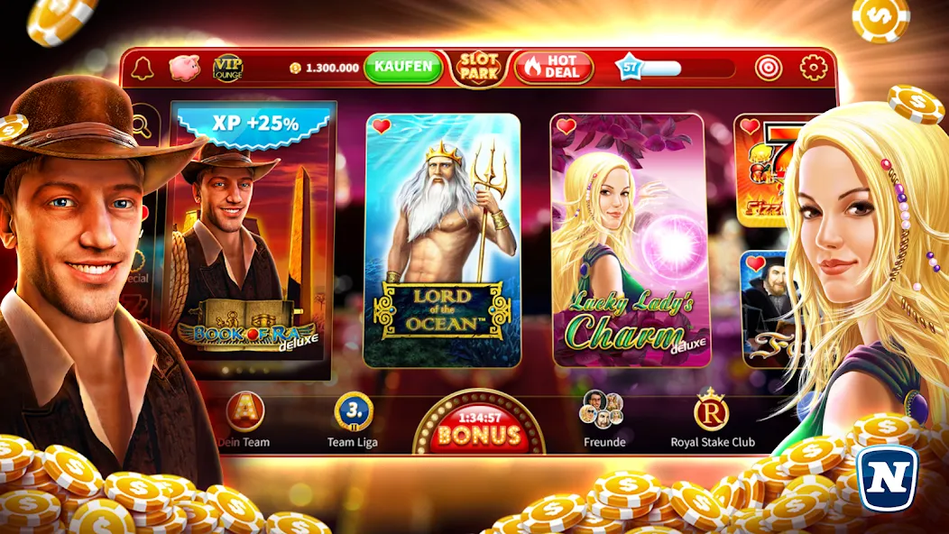 Slotpark - Online Casino Games МОД/Взлом [Много денег, Монет и Все открыто] Screenshot 5