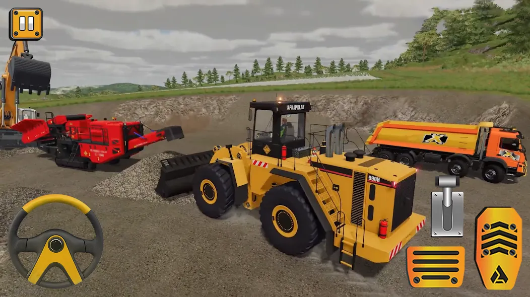 Construction City Simulator (Конструкция Сити Симулятор) МОД/Взлом [Меню, Бесконечные монеты и Открытые уровни] Screenshot 1