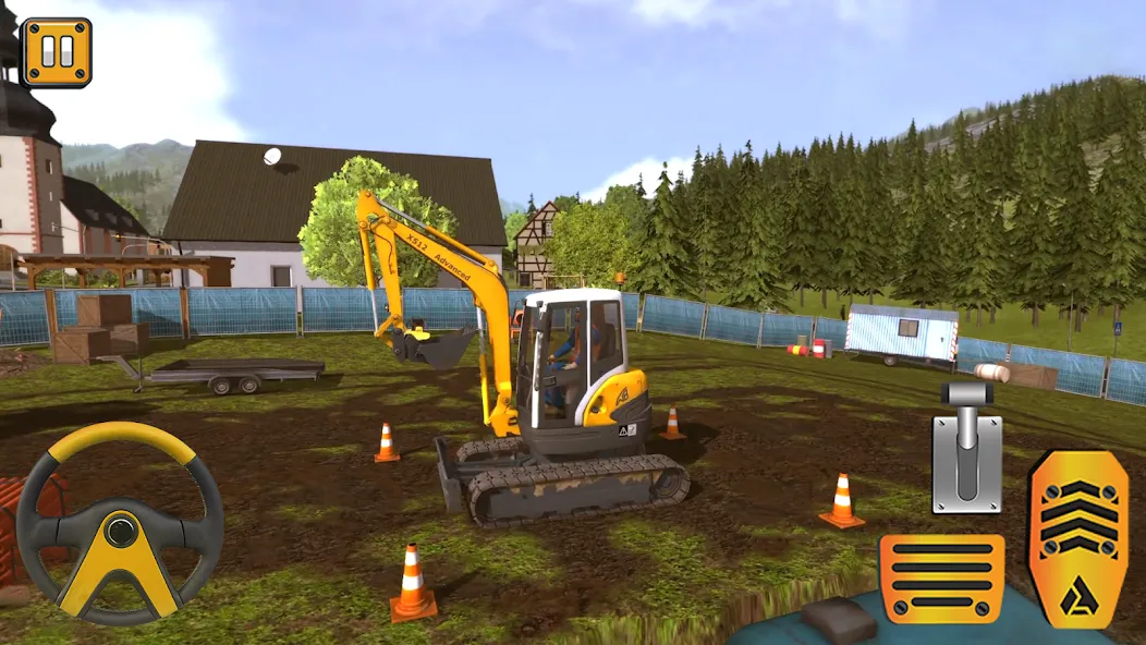 Construction City Simulator (Конструкция Сити Симулятор) МОД/Взлом [Меню, Бесконечные монеты и Открытые уровни] Screenshot 3