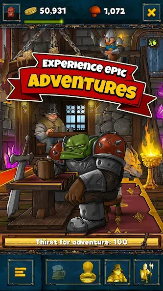 Shakes & Fidget - The RPG (Шэйкс) МОД/Взлом [Много монет, Открытые уровни и Мега MOD] Screenshot 2