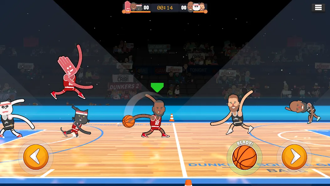 Dunkers 2 (Данкерс 2) МОД/Взлом [Много монет, Открытые уровни и Мега MOD] Screenshot 2