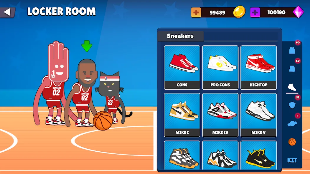 Dunkers 2 (Данкерс 2) МОД/Взлом [Много монет, Открытые уровни и Мега MOD] Screenshot 3