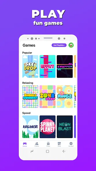 Playbite - Play & Win Prizes (Плейбайт) МОД/Взлом [Меню, Бесконечные монеты и Открытые уровни] Screenshot 3