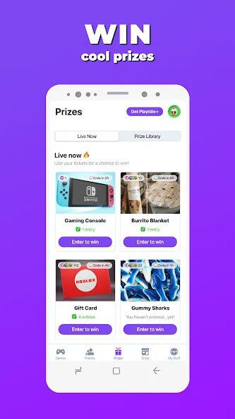 Playbite - Play & Win Prizes (Плейбайт) МОД/Взлом [Меню, Бесконечные монеты и Открытые уровни] Screenshot 4