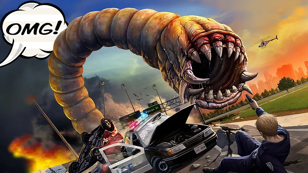 Death Worm™ (Дэт Уорм) МОД/Взлом [Много монет, Открытые уровни и Мега MOD] Screenshot 5