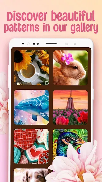 Cross-Stitch: Coloring Book (Кросс) МОД/Взлом [Много монет, Открытые уровни и Мега MOD] Screenshot 4