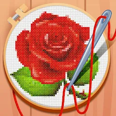 Скачать Взломанная Cross-Stitch: Coloring Book (Много денег) на Андроид бесплатно