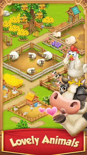 Village and Farm (Вилладж энд Фарм) МОД/Взлом [Деньги, Монеты и Меню MOD] Screenshot 2