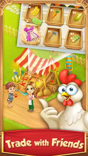 Village and Farm (Вилладж энд Фарм) МОД/Взлом [Деньги, Монеты и Меню MOD] Screenshot 5