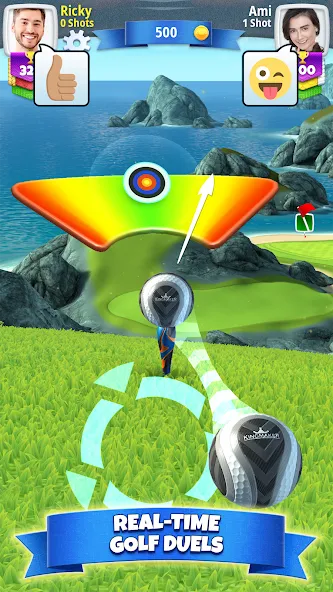 Golf Clash (Гольф Клаш) МОД/Взлом [Бесконечные деньги, Монеты и Мега MOD] Screenshot 1
