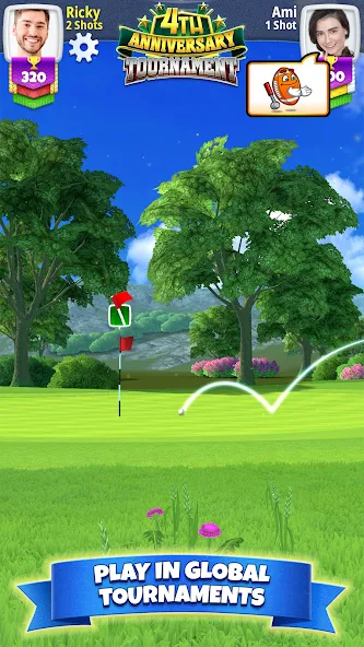 Golf Clash (Гольф Клаш) МОД/Взлом [Бесконечные деньги, Монеты и Мега MOD] Screenshot 4