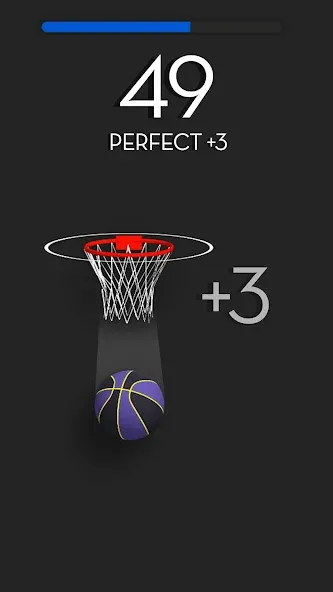 Dunk Stroke-3D Basketball (Дунк Строк) МОД/Взлом [Много денег, Монет и Все открыто] Screenshot 2
