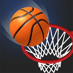 Скачать Dunk Stroke-3D Basketball Взлом (Много денег) на Андроид бесплатно
