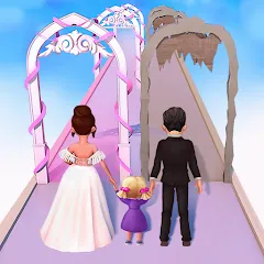 Скачать Взломанная Family Town: Match-3 Makeover (много денег) на Андроид бесплатно