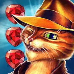 Скачать Взломанная Indy Cat for VK на андроид (Много жизней)