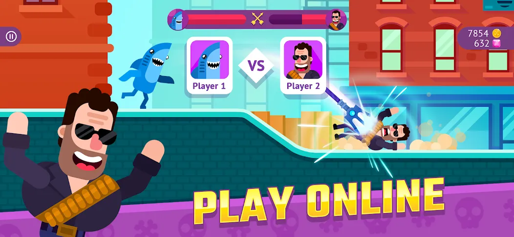 Bowmasters: Archery Shooting (Боумастерс) МОД/Взлом [Бесконечные деньги, Монеты и Мега MOD] Screenshot 3
