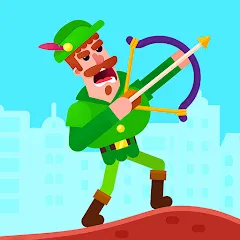 Скачать Bowmasters: Archery Shooting взлом на много денег и всё разблокировано бесплатно на Андроид