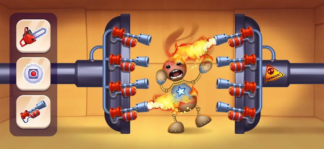 Kick the Buddy－Fun Action Game (Кик зэ Бадди) МОД/Взлом [Много денег, Монет и Все открыто] Screenshot 1
