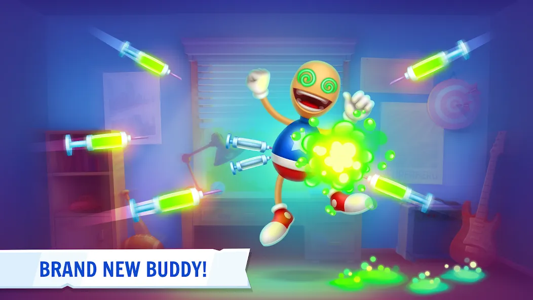 Kick the Buddy: Forever (Кик зе Бадди) МОД/Взлом [Деньги, Монеты и Меню MOD] Screenshot 1