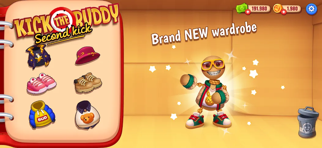 Kick the Buddy: Second Kick (Кик зе Бадди) МОД/Взлом [Все открыто, Дополнительные деньги и Меню MOD] Screenshot 3