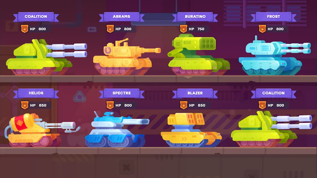 Tank Stars (Танк Старс) МОД/Взлом [Деньги, Монеты и Меню MOD] Screenshot 1