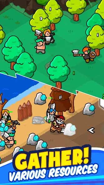 Rumble Heroes - Adventure RPG (Рамбл Хироес) МОД/Взлом [Все открыто, Дополнительные деньги и Меню MOD] Screenshot 2