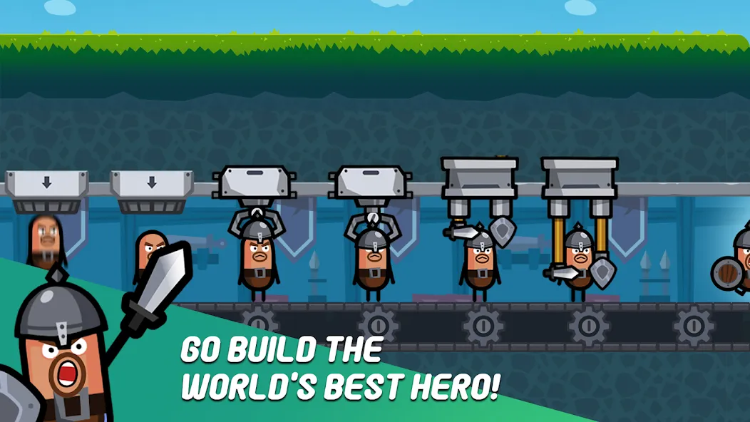 Hero Factory - Idle tycoon (Хиро Фактори) МОД/Взлом [Бесконечные деньги, Монеты и Мега MOD] Screenshot 1