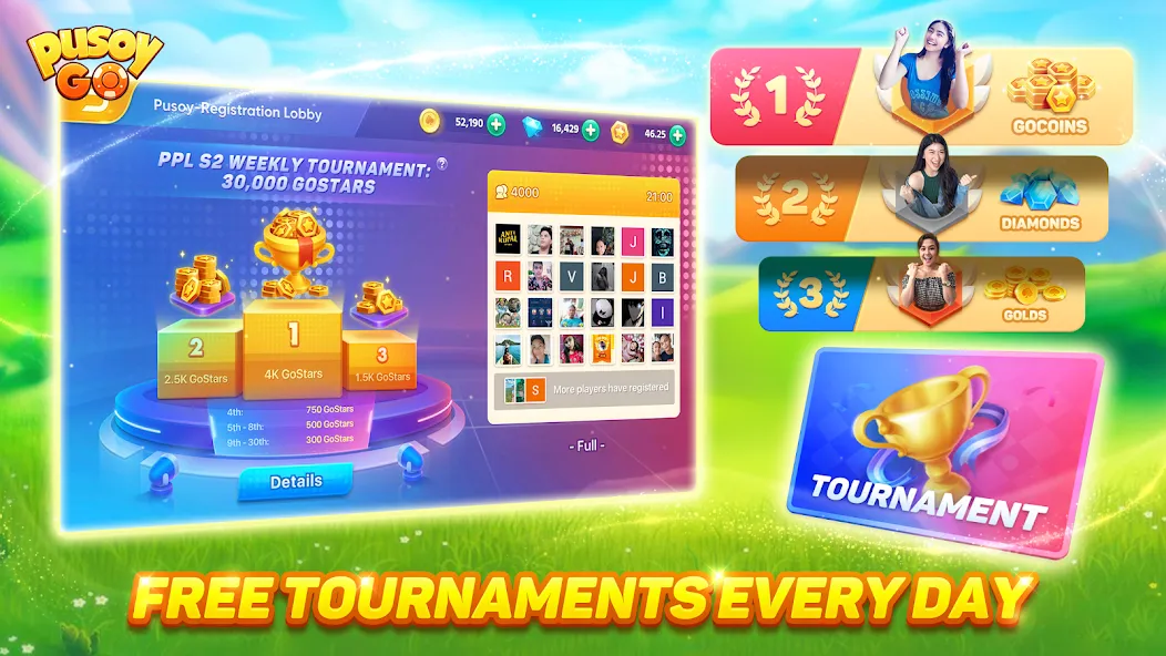 Pusoy Go-Competitive 13 Cards (Пусой Го) МОД/Взлом [Бесконечные деньги, Монеты и Мега MOD] Screenshot 3
