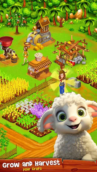 Country Valley Farming Game (Парадайз Хей Фарм Айленд) МОД/Взлом [Много денег, Монет и Все открыто] Screenshot 1